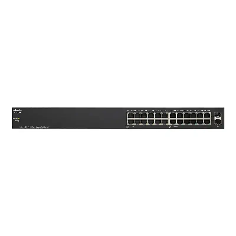 Cisco Small Business SG110-24 - Commutateur - non géré - 22 x 10 - 100 - 1000 + 2 x SFP Gigabit comb... (SG110-24-EU-RF)_1